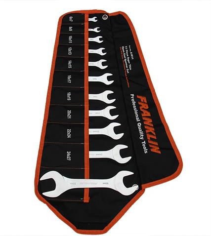 Franklin 11pc Super Thin Open End Spanner Set
