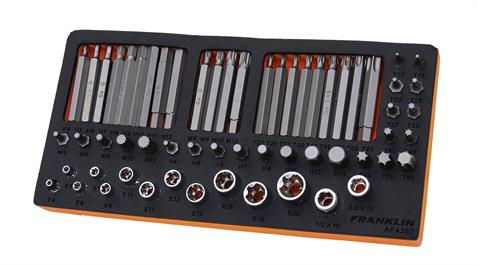 Franklin 60pce Bit E-Type Socket & Spline Set