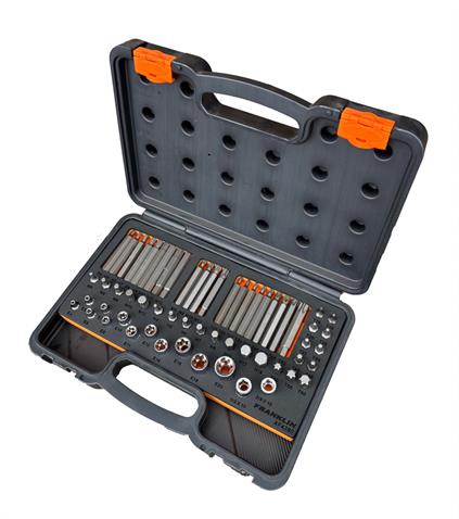 Franklin 61pce Bit E-Type Socket & Spline Set in case.