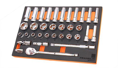 Franklin 34 pce Socket Set 1/2&quot; Drive