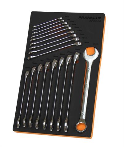 Franklin 18pc Comb Spanner Set CV 6-24mm