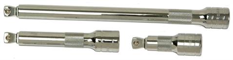 Franklin 3 pce Wobble + Fixed Extension Bar Set 1/2&quot; dr