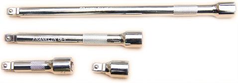 Franklin 4 pce Wobble and Fixed Extension Bar Set 3/8&quot; dr