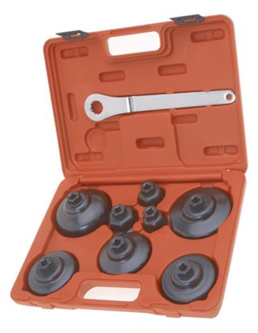 Franklin 9 pce Cup Filter Wrench Set 3/8&quot; dr