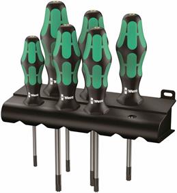 Wera 6pce Tamper Torx Screwdriver Set