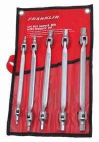 Franklin 5 pce Flexi Hex Bit Wrench Set