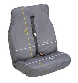 Universal Van Double Seat Cover Black