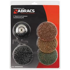 Abracs 7pce 75mm Quick Lock Surface Conditioning