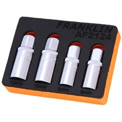 Franklin 4 pce Stud Extractor Set 1/2" dr
