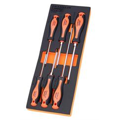 Gear F 6 pce Phillips and Pozi S2 PRO Screwdriver Set