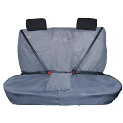 Adjustable Rear Seat Cover Heavy Duty Black