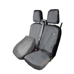 Ford Transit Custom Double Seat Cover Black