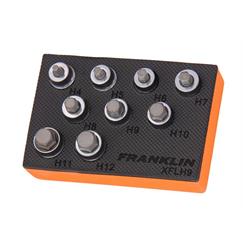 Franklin XF 9 pce Low Profile Hexagon Socket Set 3/8" dr
